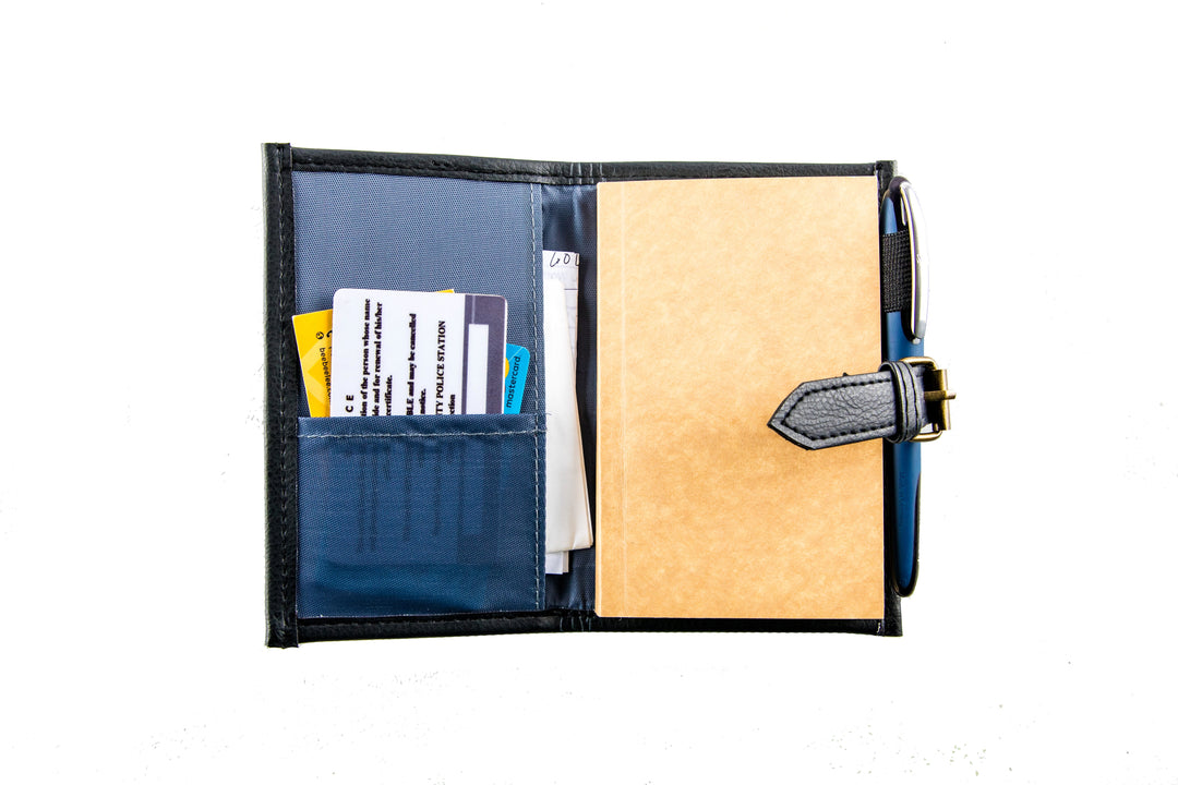 Pacem II Vegan Leather Buckled Notebook Sleeve - Roots Collective PH