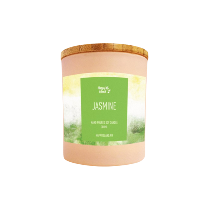 Happy Island Hand-Poured Soy Candle in Jasmine