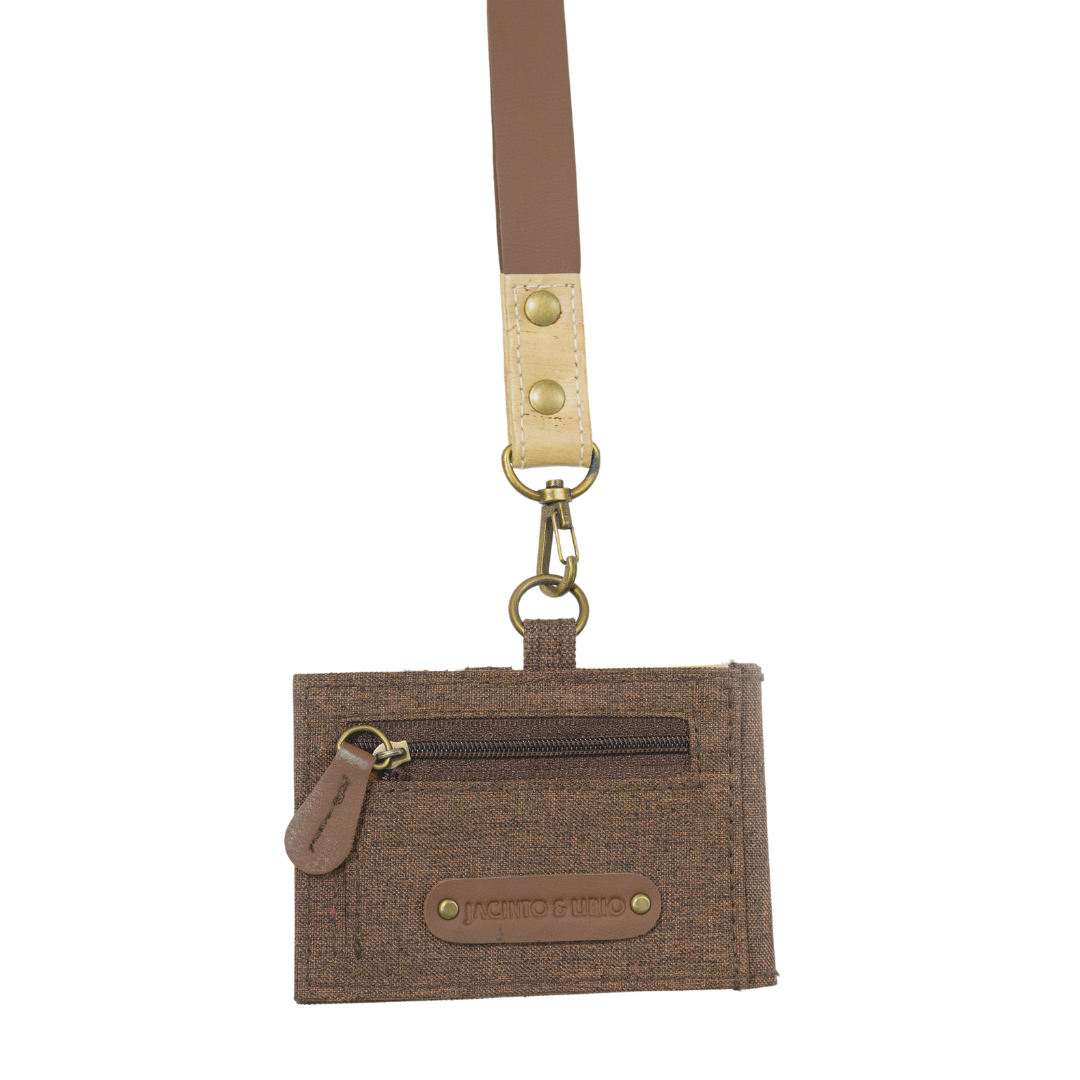 Jacinto and Lirio Kaibigan II ID Vegan Leather Wallet Horizontal Orientation