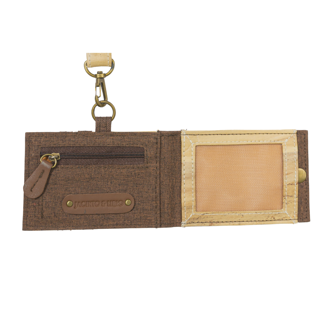 Jacinto and Lirio Kaibigan II ID Vegan Leather Wallet Horizontal Orientation