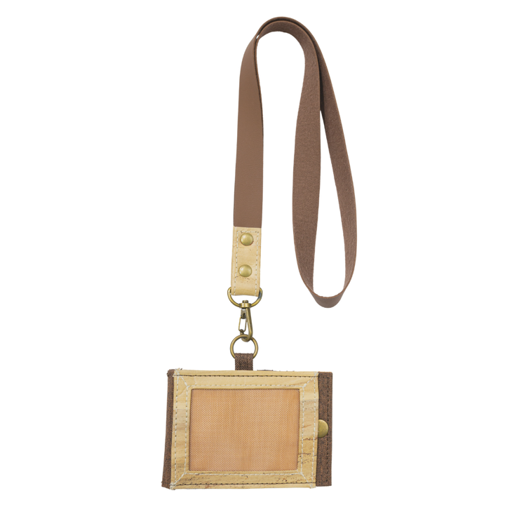 Jacinto and Lirio Kaibigan II ID Vegan Leather Wallet Horizontal Orientation