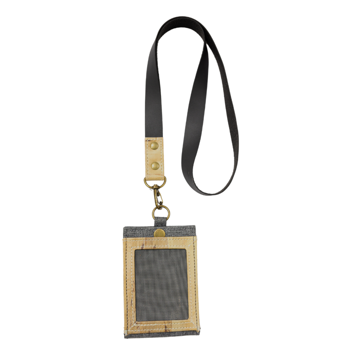 Jacinto and Lirio Kaibigan II ID Vegan Leather Wallet Vertical Orientation