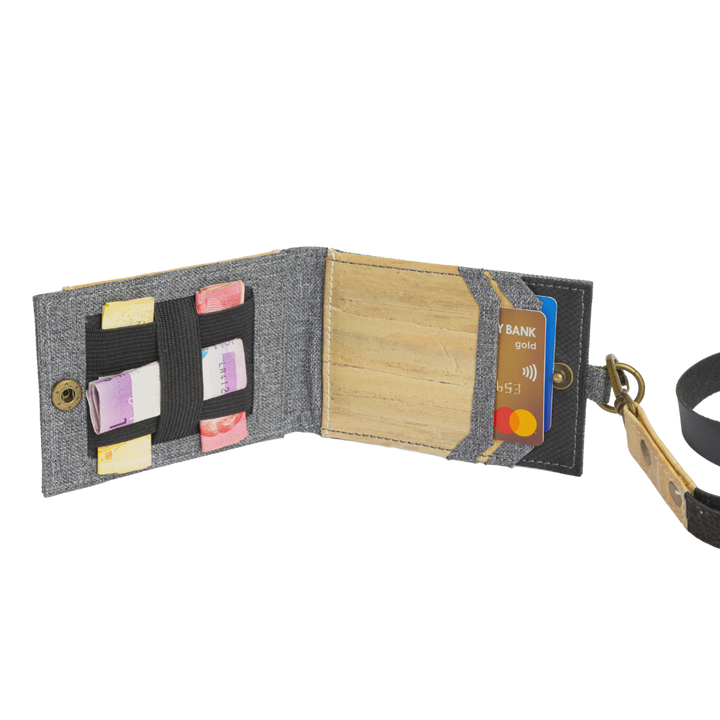 Jacinto and Lirio Kaibigan II ID Vegan Leather Wallet Vertical Orientation