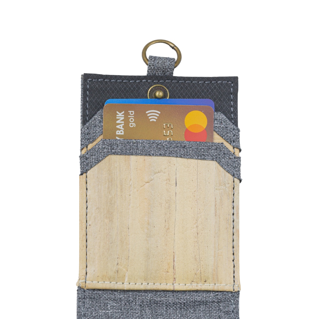 Jacinto and Lirio Kaibigan II ID Vegan Leather Wallet Vertical Orientation