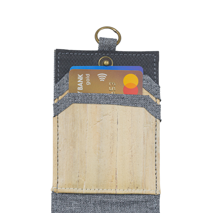 Jacinto and Lirio Kaibigan II ID Vegan Leather Wallet Vertical Orientation