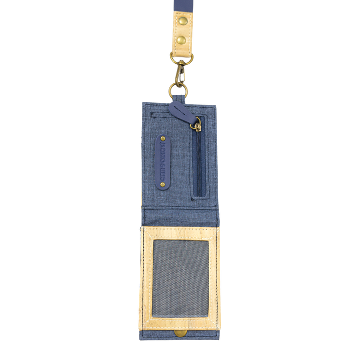 Jacinto and Lirio Kaibigan II ID Vegan Leather Wallet Vertical Orientation