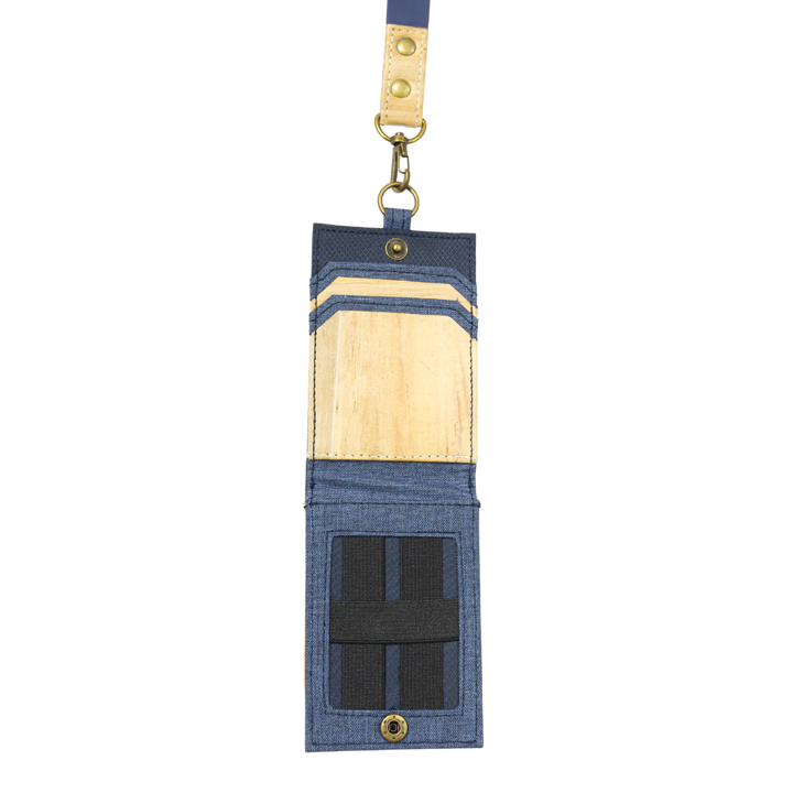 Jacinto and Lirio Kaibigan II ID Vegan Leather Wallet Vertical Orientation
