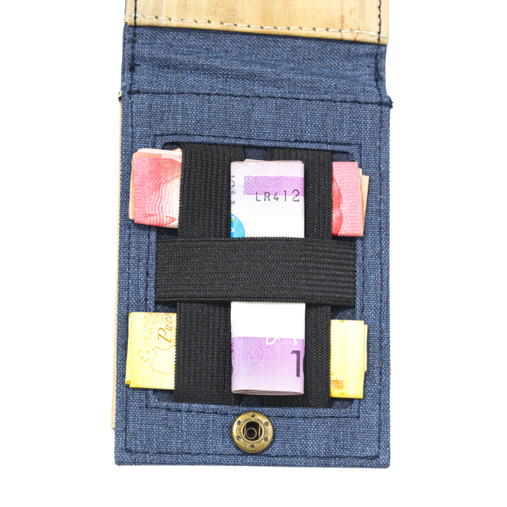 Jacinto and Lirio Kaibigan II ID Vegan Leather Wallet Vertical Orientation