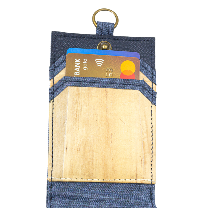 Jacinto and Lirio Kaibigan II ID Vegan Leather Wallet Vertical Orientation