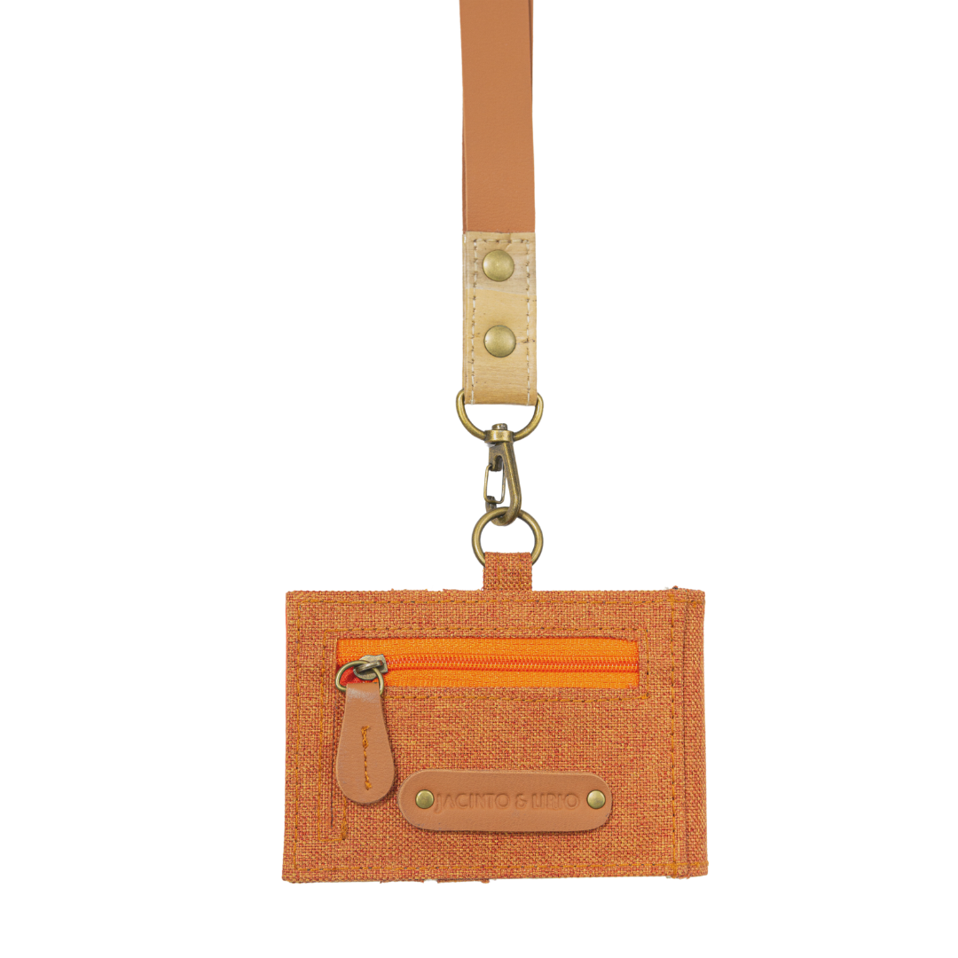 Jacinto and Lirio Kaibigan II ID Vegan Leather Wallet Horizontal Orientation
