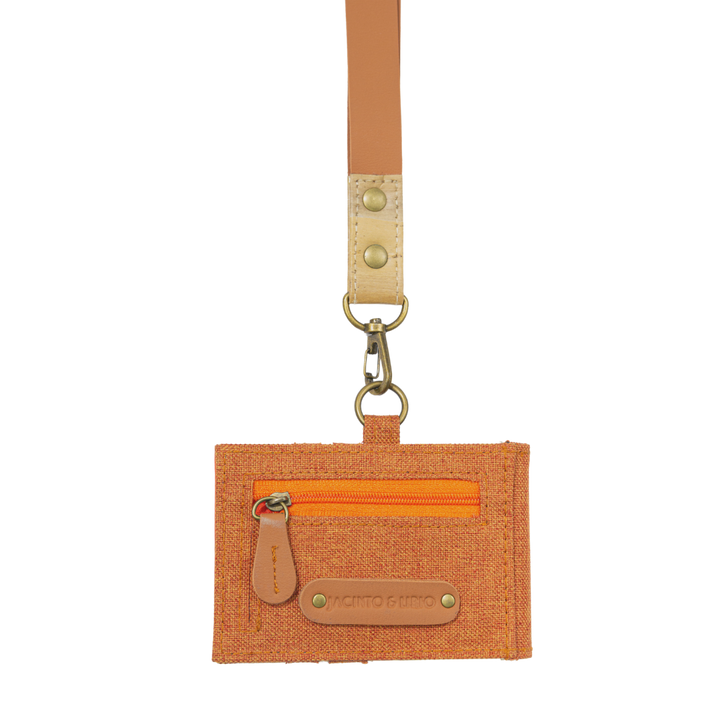 Jacinto and Lirio Kaibigan II ID Vegan Leather Wallet Horizontal Orientation