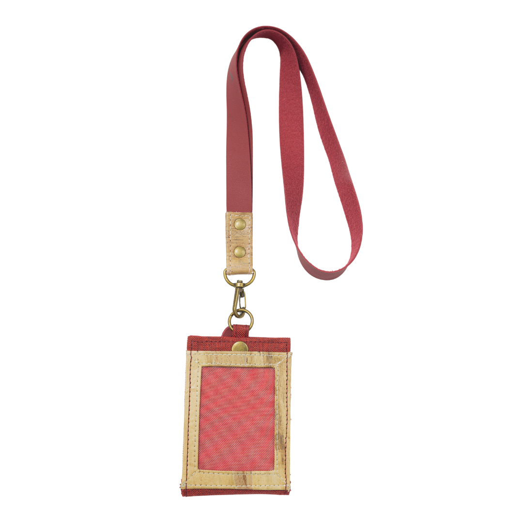 Jacinto and Lirio Kaibigan II ID Vegan Leather Wallet Vertical Orientation