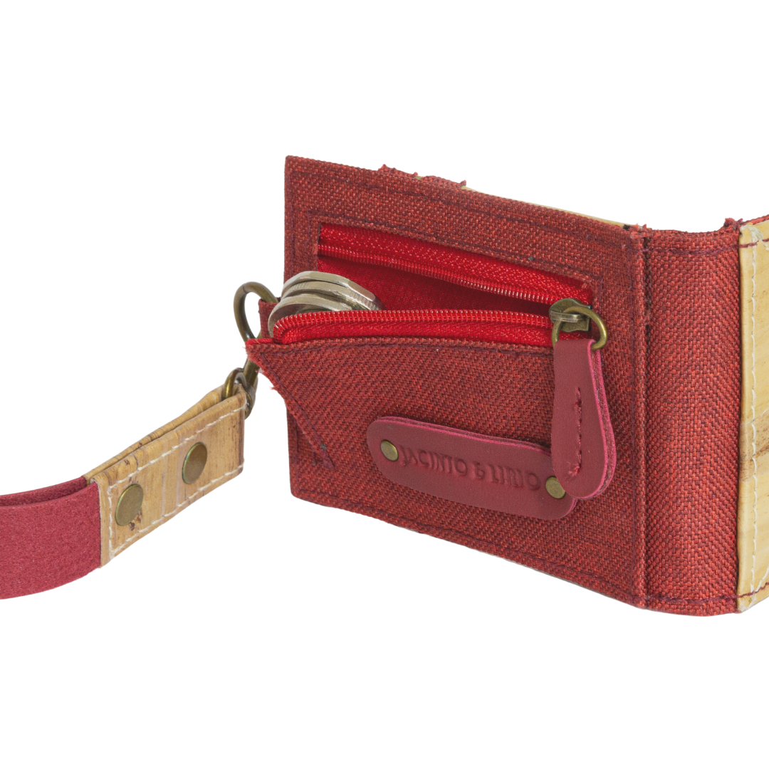 Jacinto and Lirio Kaibigan II ID Vegan Leather Wallet Vertical Orientation