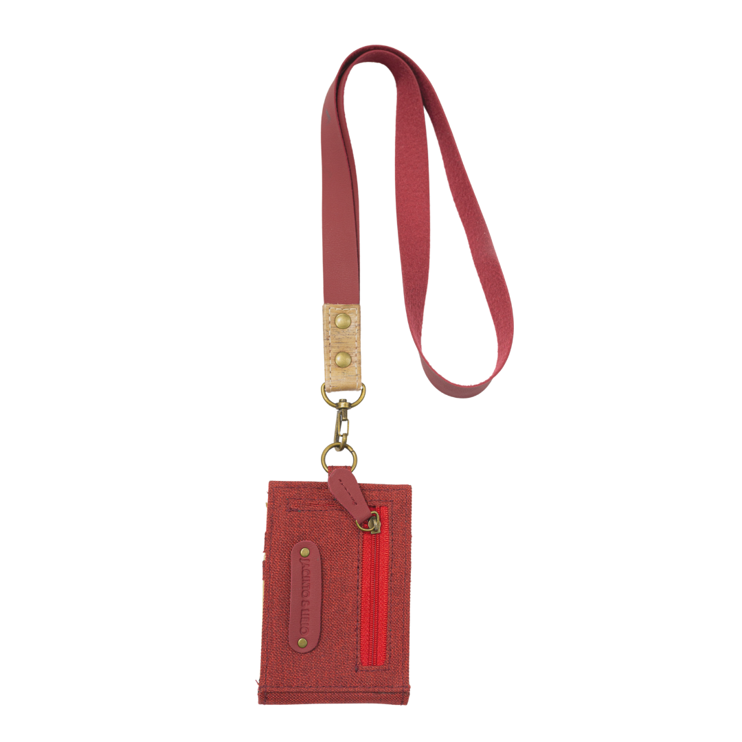 Jacinto and Lirio Kaibigan II ID Vegan Leather Wallet Vertical Orientation