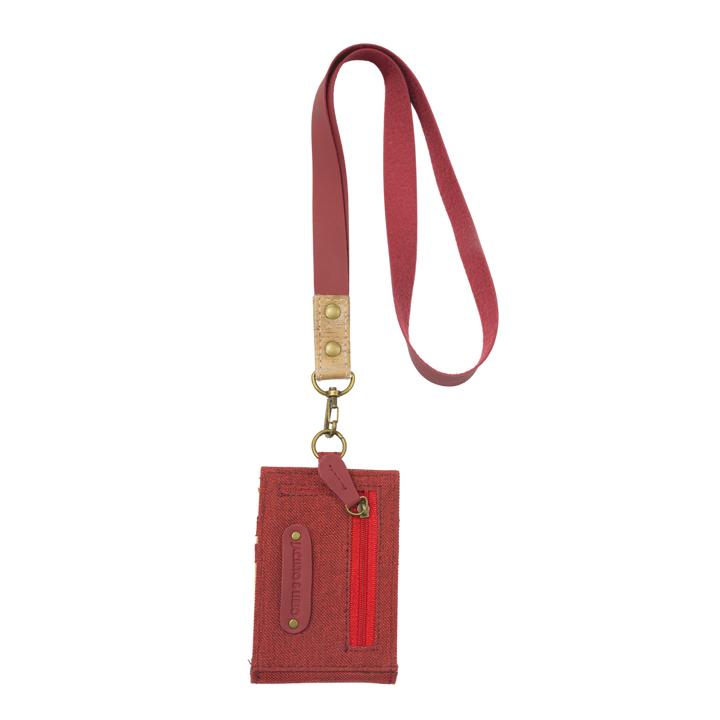 Jacinto and Lirio Kaibigan II ID Vegan Leather Wallet Vertical Orientation