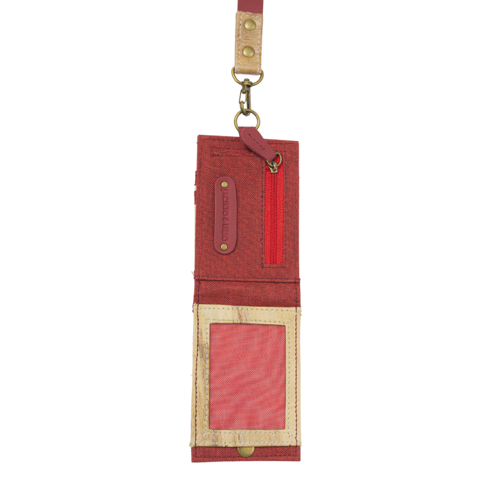 Jacinto and Lirio Kaibigan II ID Vegan Leather Wallet Vertical Orientation