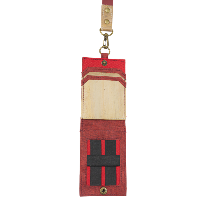 Jacinto and Lirio Kaibigan II ID Vegan Leather Wallet Vertical Orientation