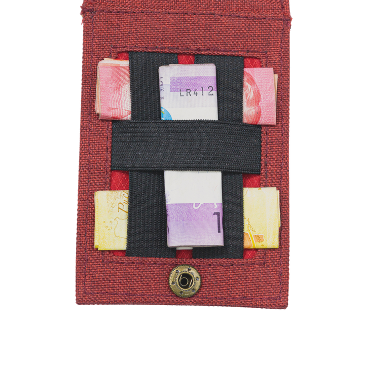 Jacinto and Lirio Kaibigan II ID Vegan Leather Wallet Vertical Orientation