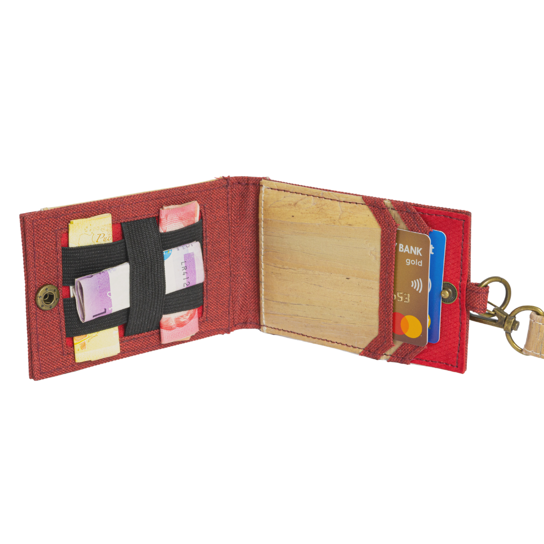 Jacinto and Lirio Kaibigan II ID Vegan Leather Wallet Vertical Orientation