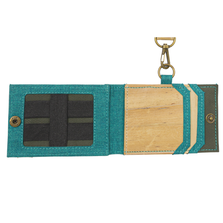 Jacinto and Lirio Kaibigan II ID Vegan Leather Wallet Horizontal Orientation