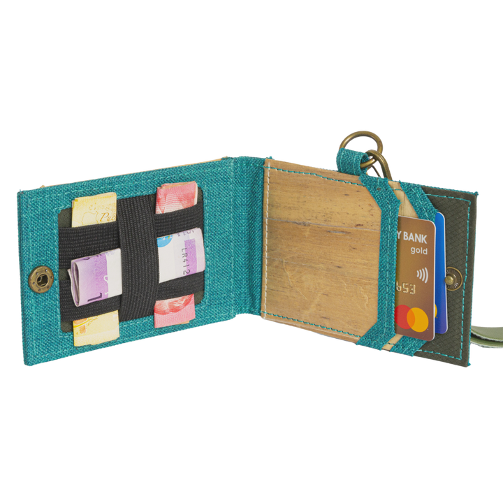 Jacinto and Lirio Kaibigan II ID Vegan Leather Wallet Horizontal Orientation