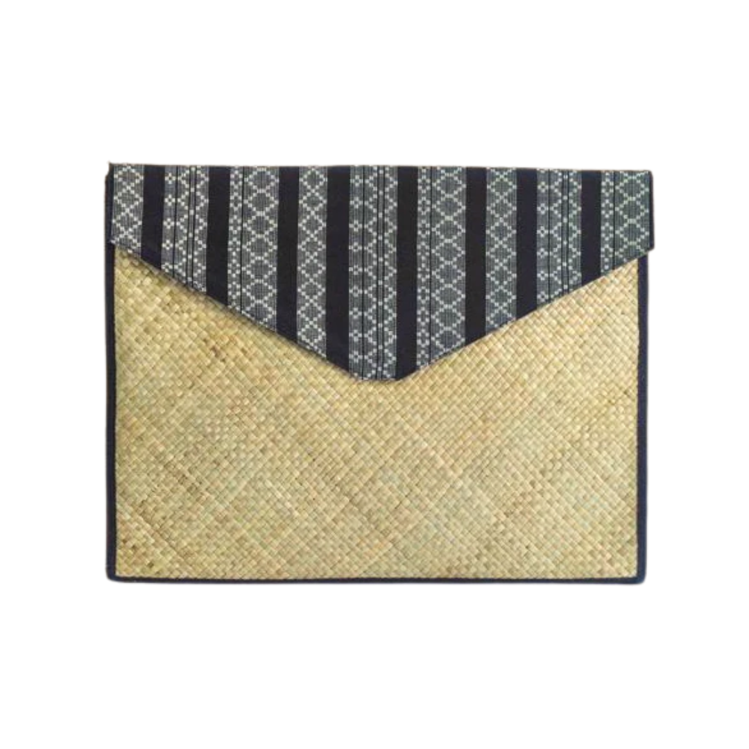 Woven Lingkat Tikog Grass and Indigenous Weaves Laptop Sleeve