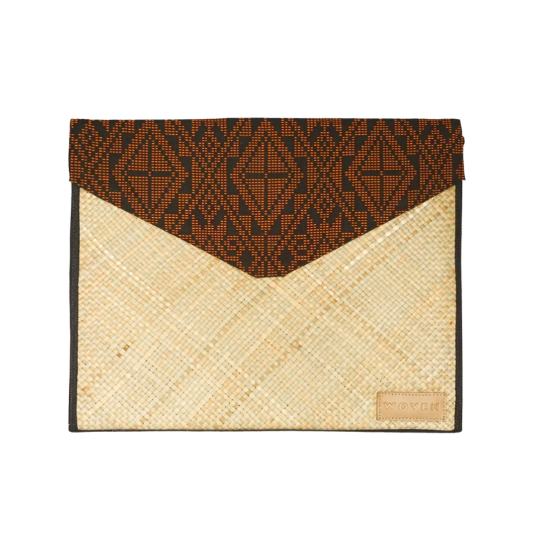 Woven Lingkat Tikog Grass and Indigenous Weaves Laptop Sleeve