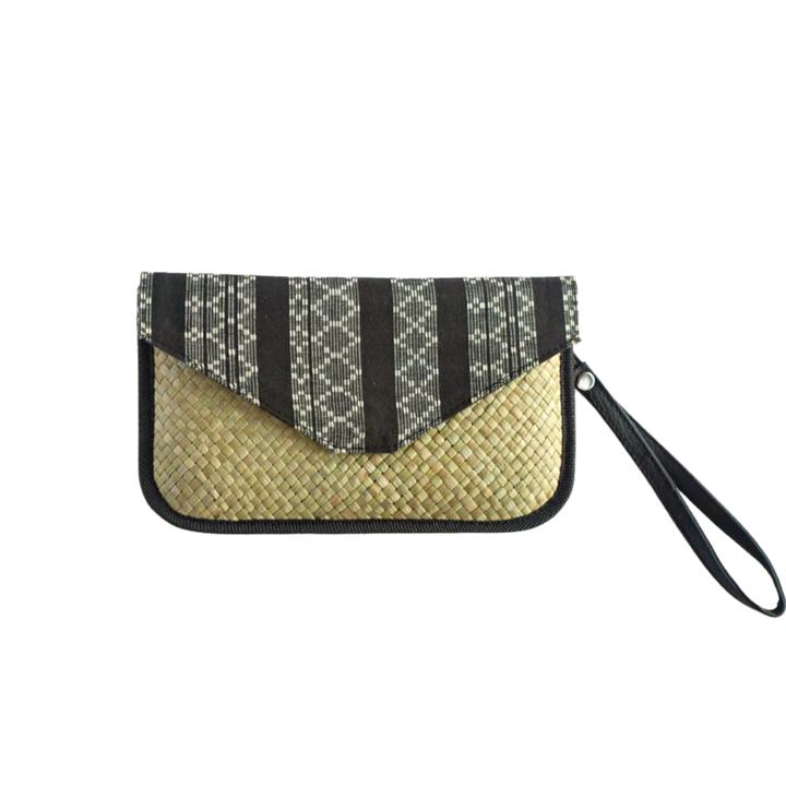 Woven Lingkat Tikog Grass and Indigenous Weaves Envelope Sleeve
