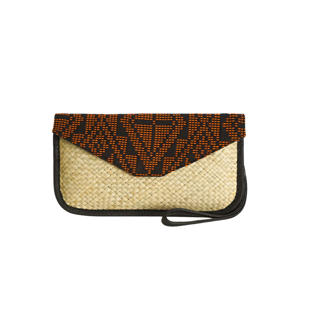 Woven Lingkat Tikog Grass and Indigenous Weaves Envelope Sleeve