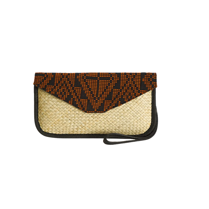 Woven Lingkat Tikog Grass and Indigenous Weaves Envelope Sleeve