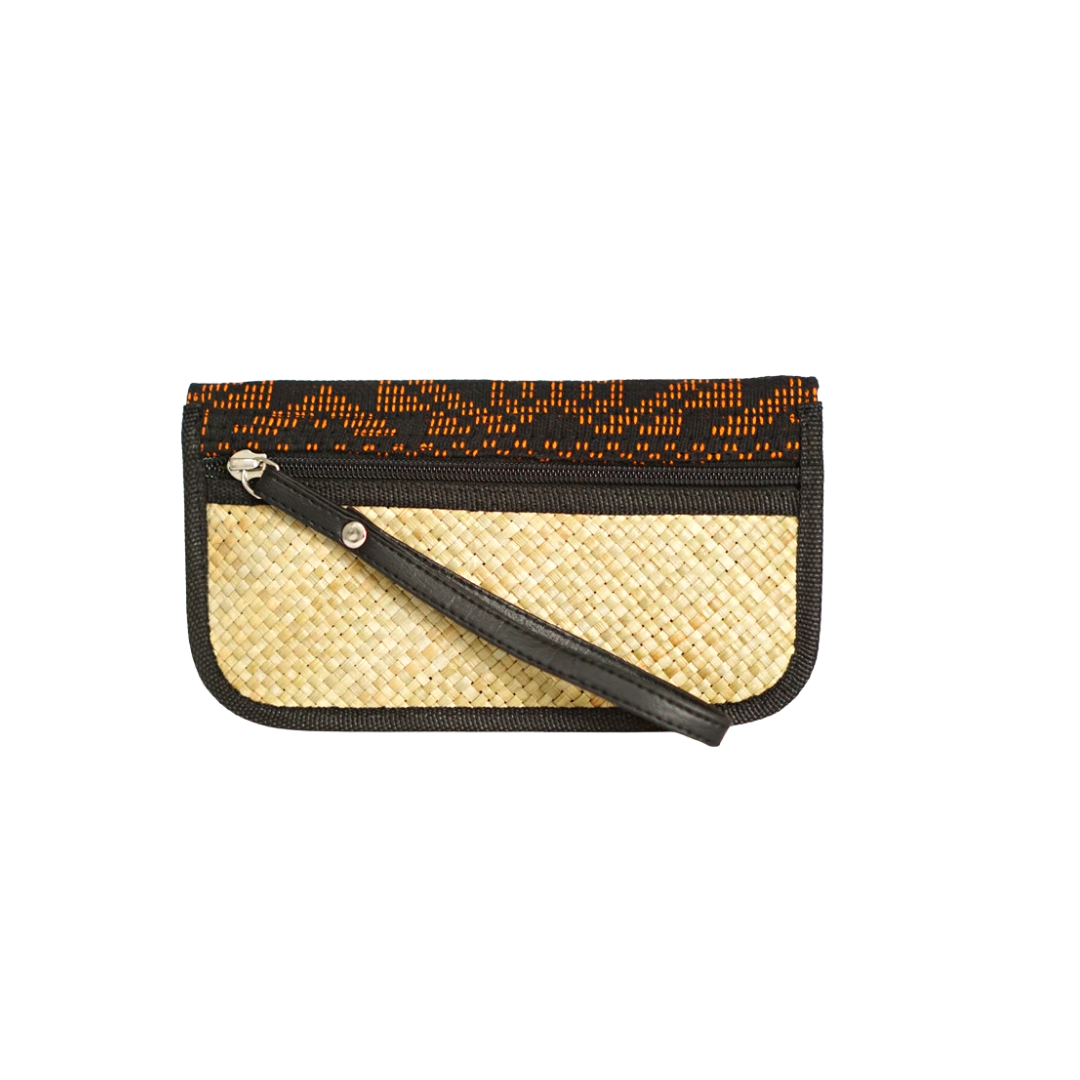 Woven Lingkat Tikog Grass and Indigenous Weaves Envelope Sleeve