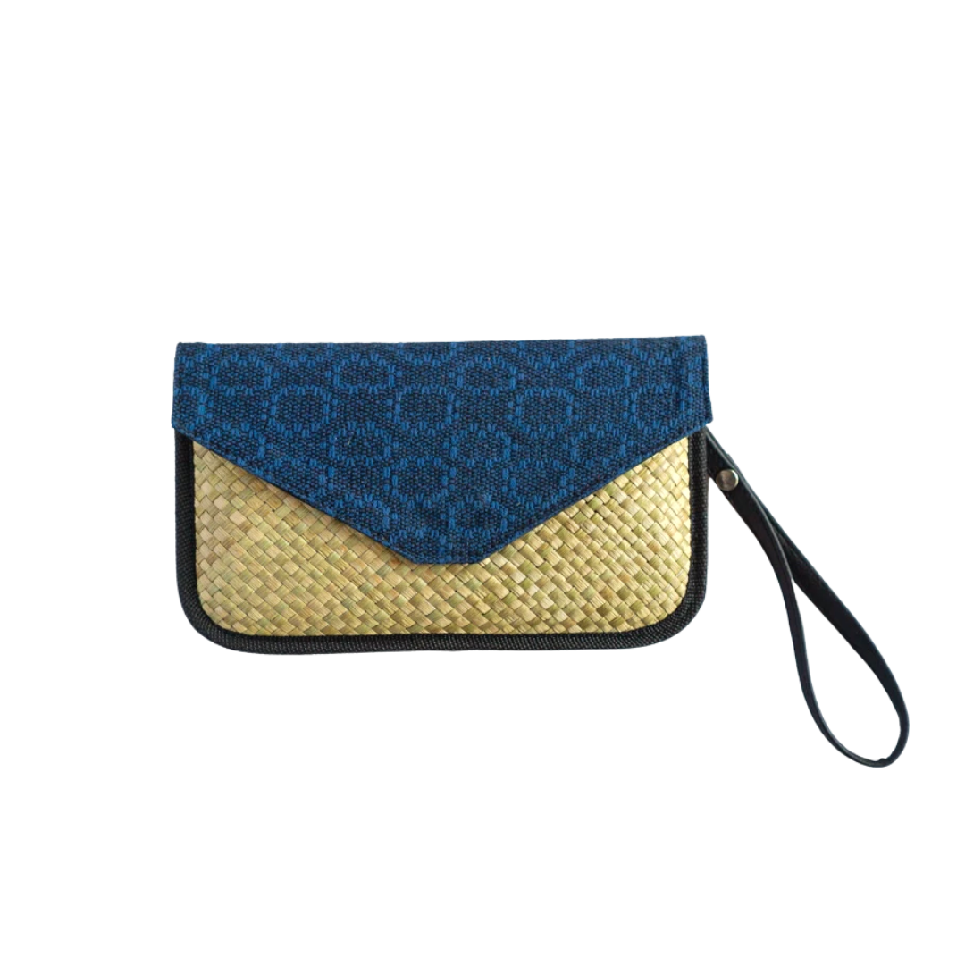 Woven Lingkat Tikog Grass and Indigenous Weaves Envelope Sleeve