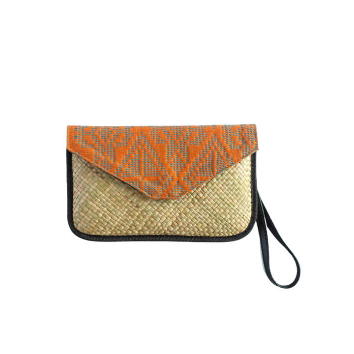 Woven Lingkat Tikog Grass and Indigenous Weaves Envelope Sleeve