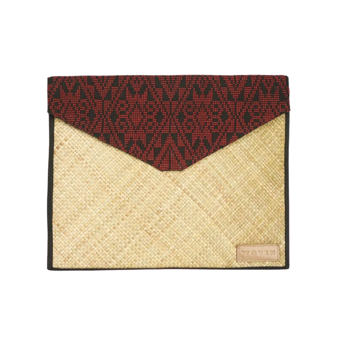 Woven Lingkat Tikog Grass and Indigenous Weaves Laptop Sleeve