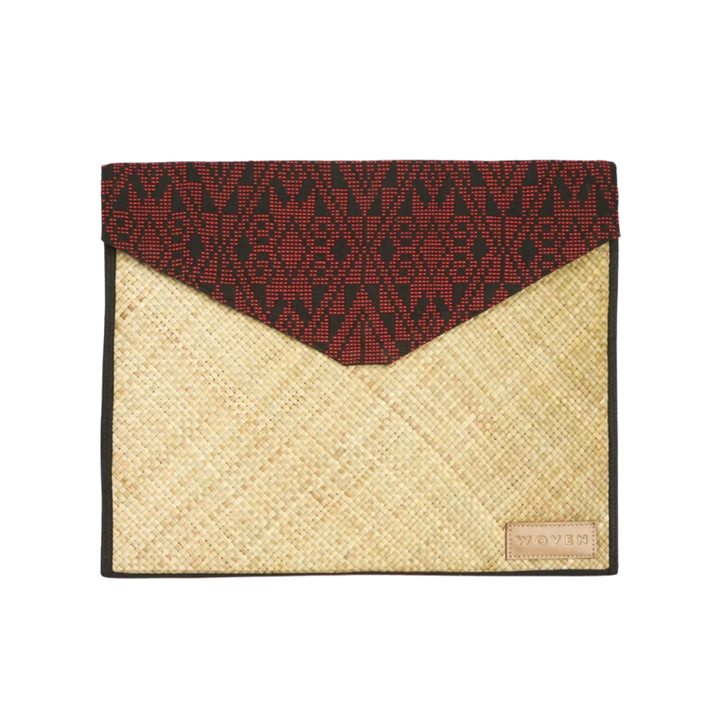 Woven Lingkat Tikog Grass and Indigenous Weaves Laptop Sleeve