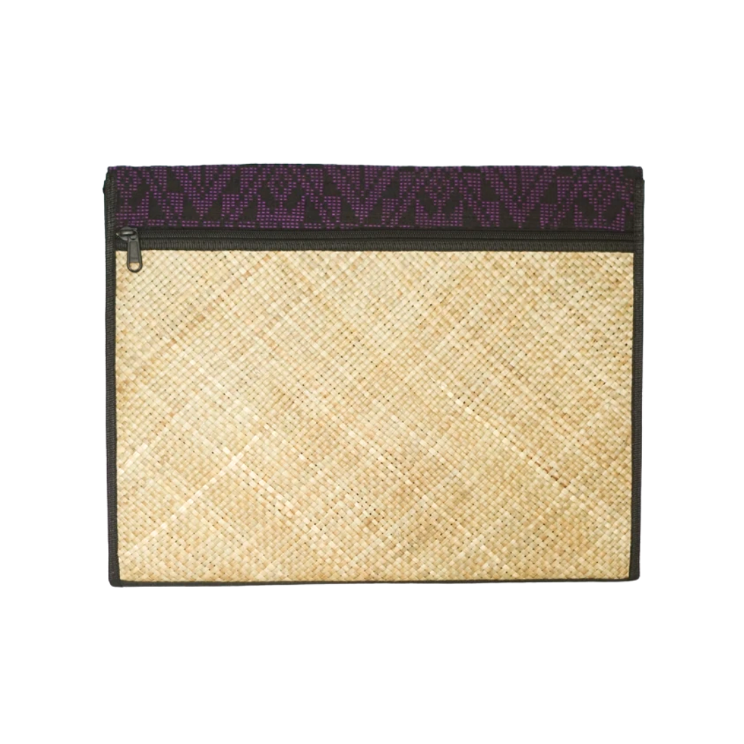 Woven Lingkat Tikog Grass and Indigenous Weaves Laptop Sleeve