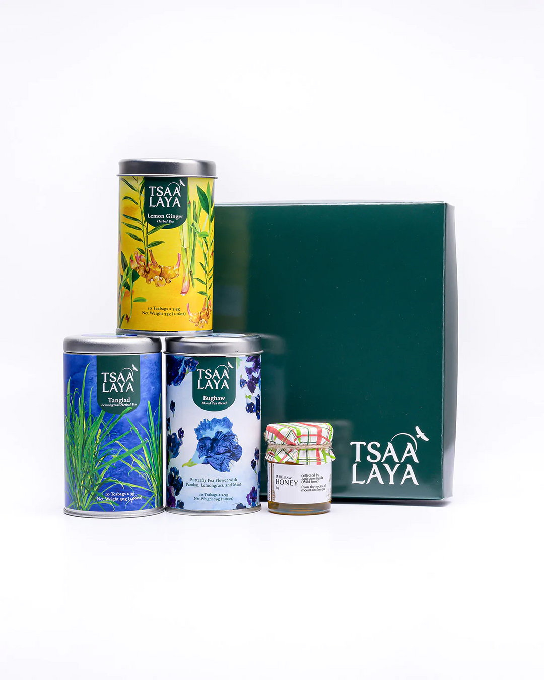 Tsaa Laya Canister and Honey Gift Box