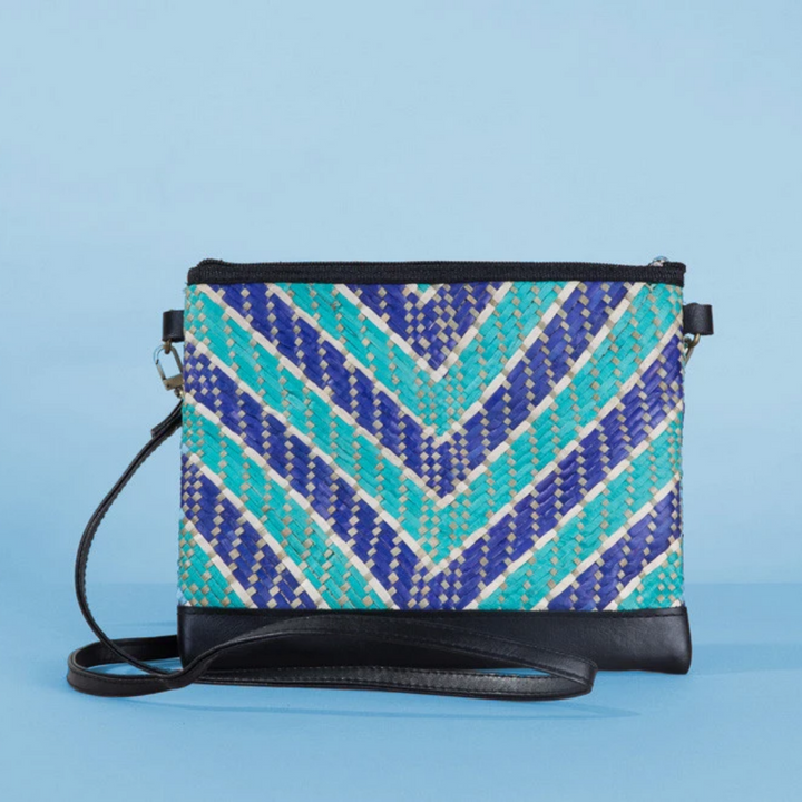 Woven Maya Tikog Grass Sling Bag