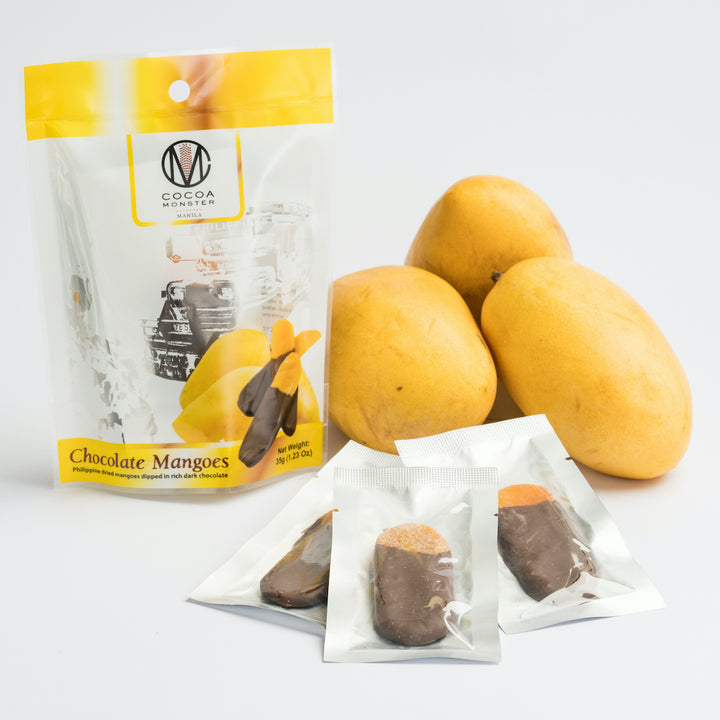 Cocoa Monster Dipped Dark Chocolate Mango Strips