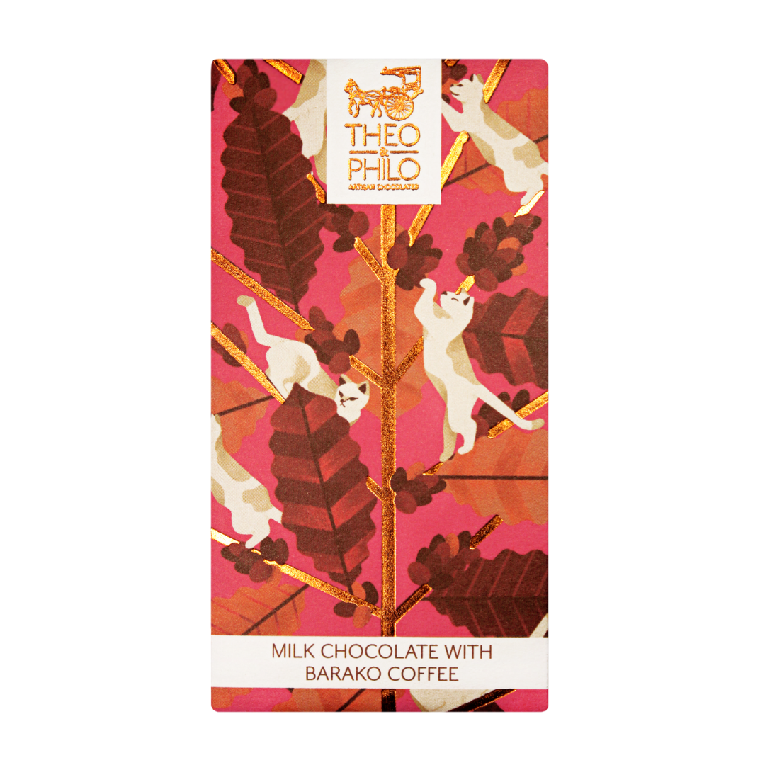 Theo and Philo Chocolates Milk Chocolate with Barako Coffee Bar