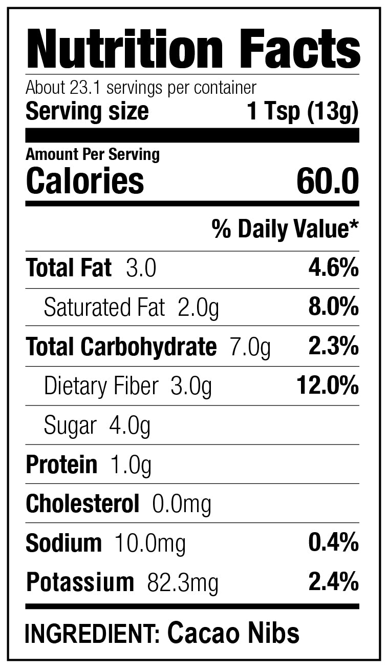 Cacao Nibs with Coconut Sugar - Roots Collective PH