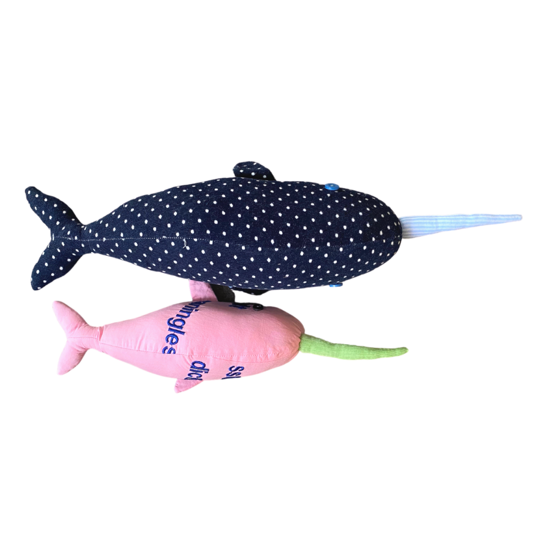 Tagpi-Tagpi Narwhal Plushie