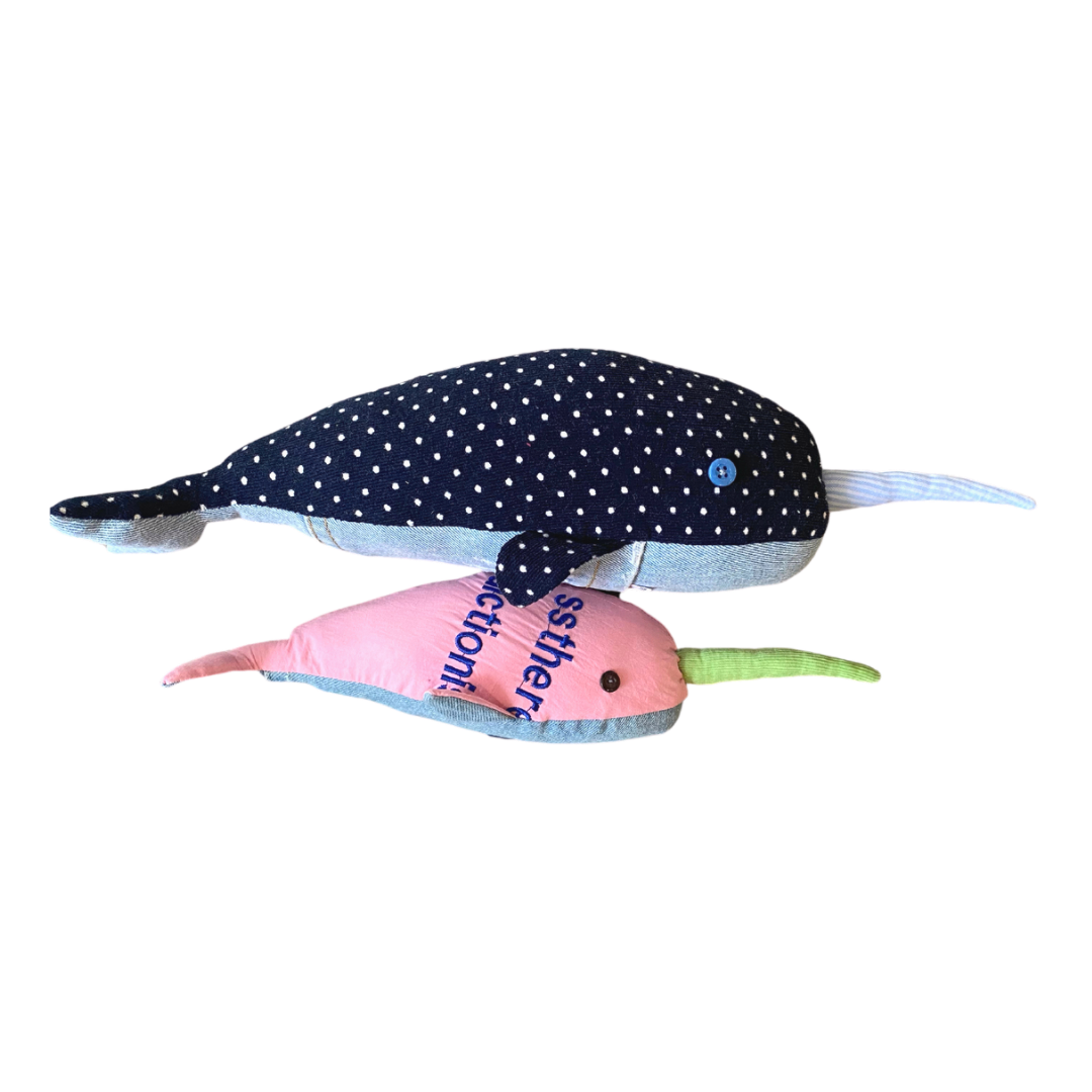 Tagpi-Tagpi Narwhal Plushie