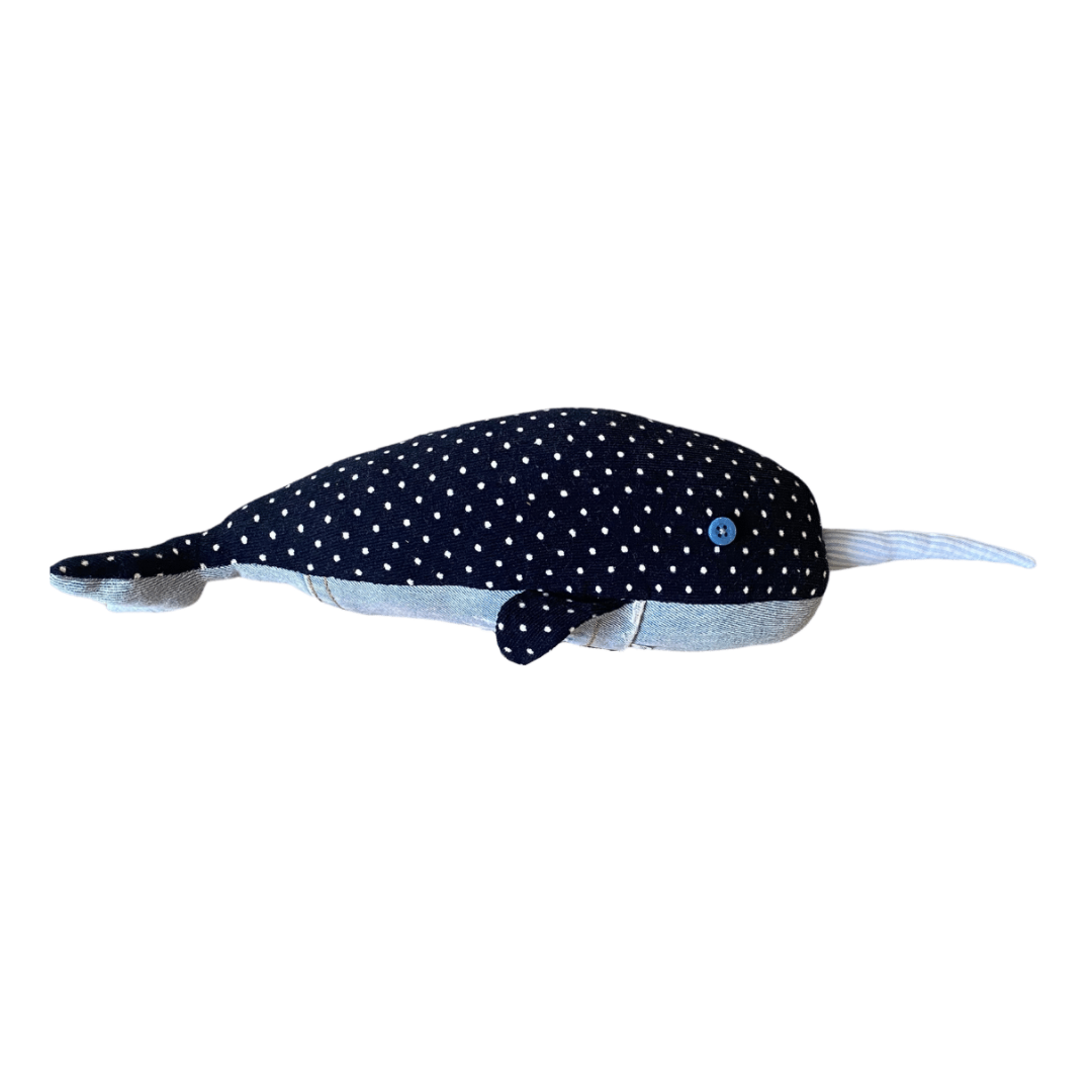 Tagpi-Tagpi Narwhal Plushie