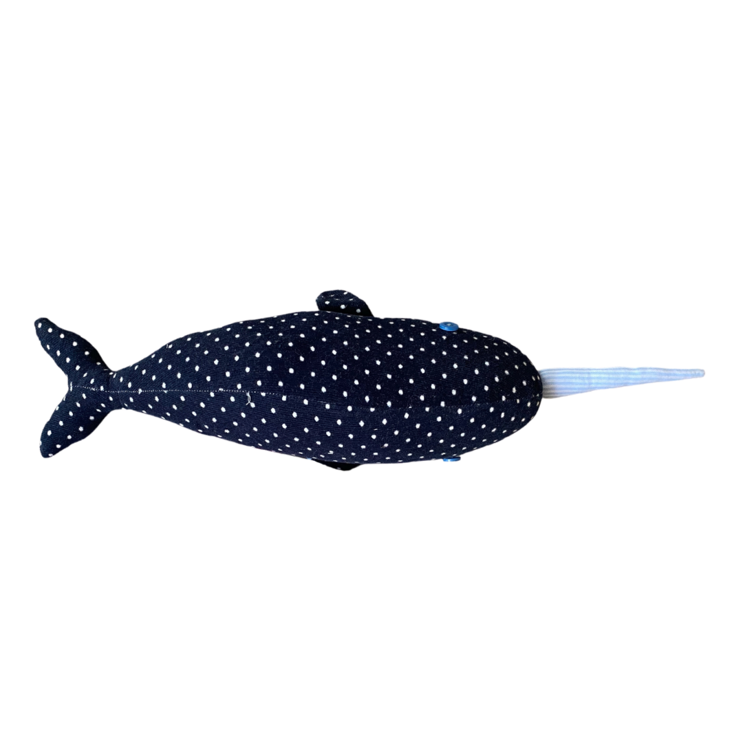 Tagpi-Tagpi Narwhal Plushie
