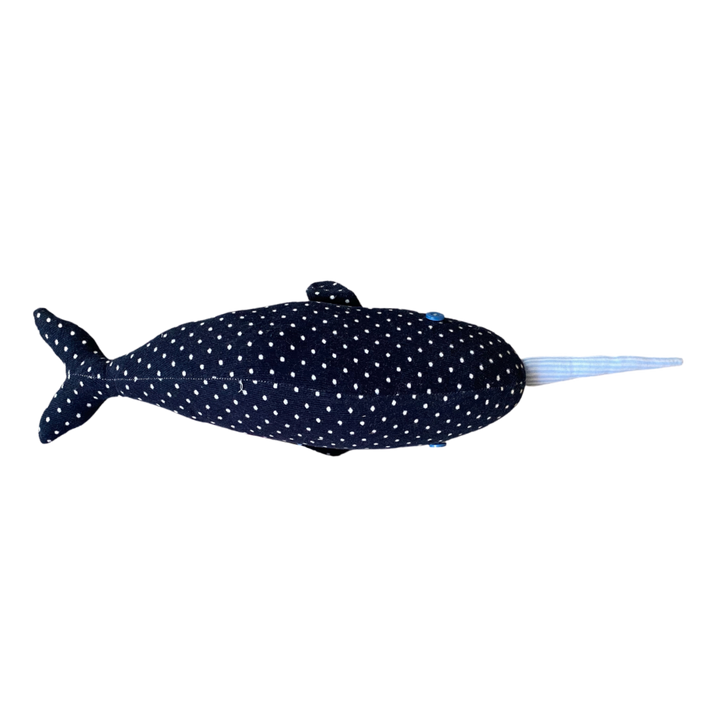 Tagpi-Tagpi Narwhal Plushie