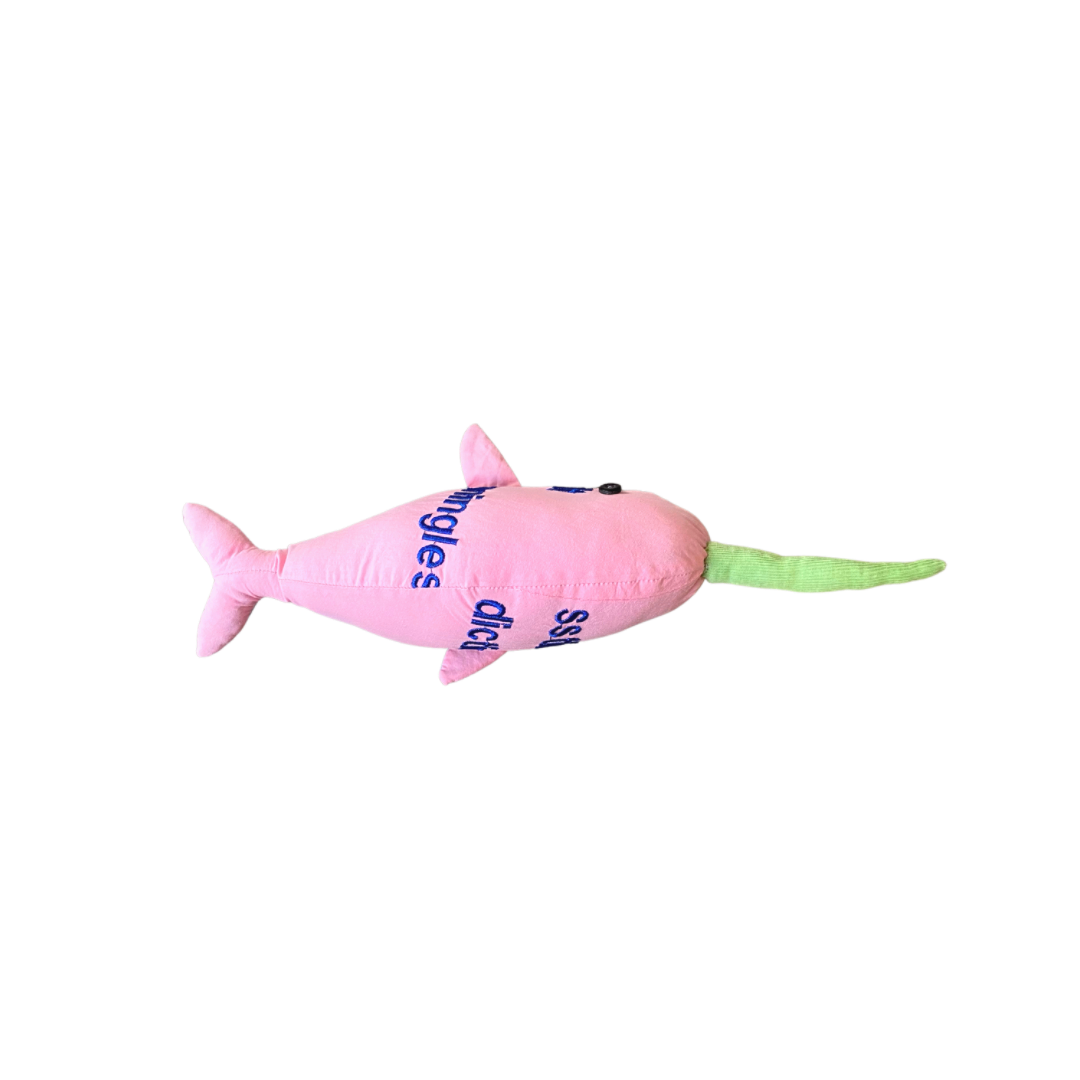 Tagpi-Tagpi Narwhal Plushie