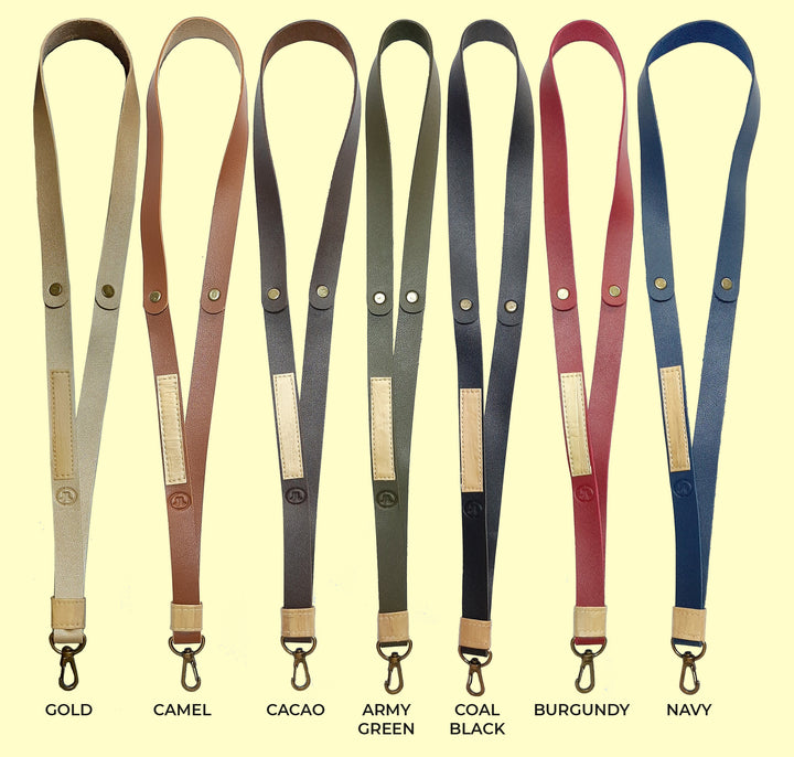 Jacinto and Lirio Obra Vegan Leather Lanyard