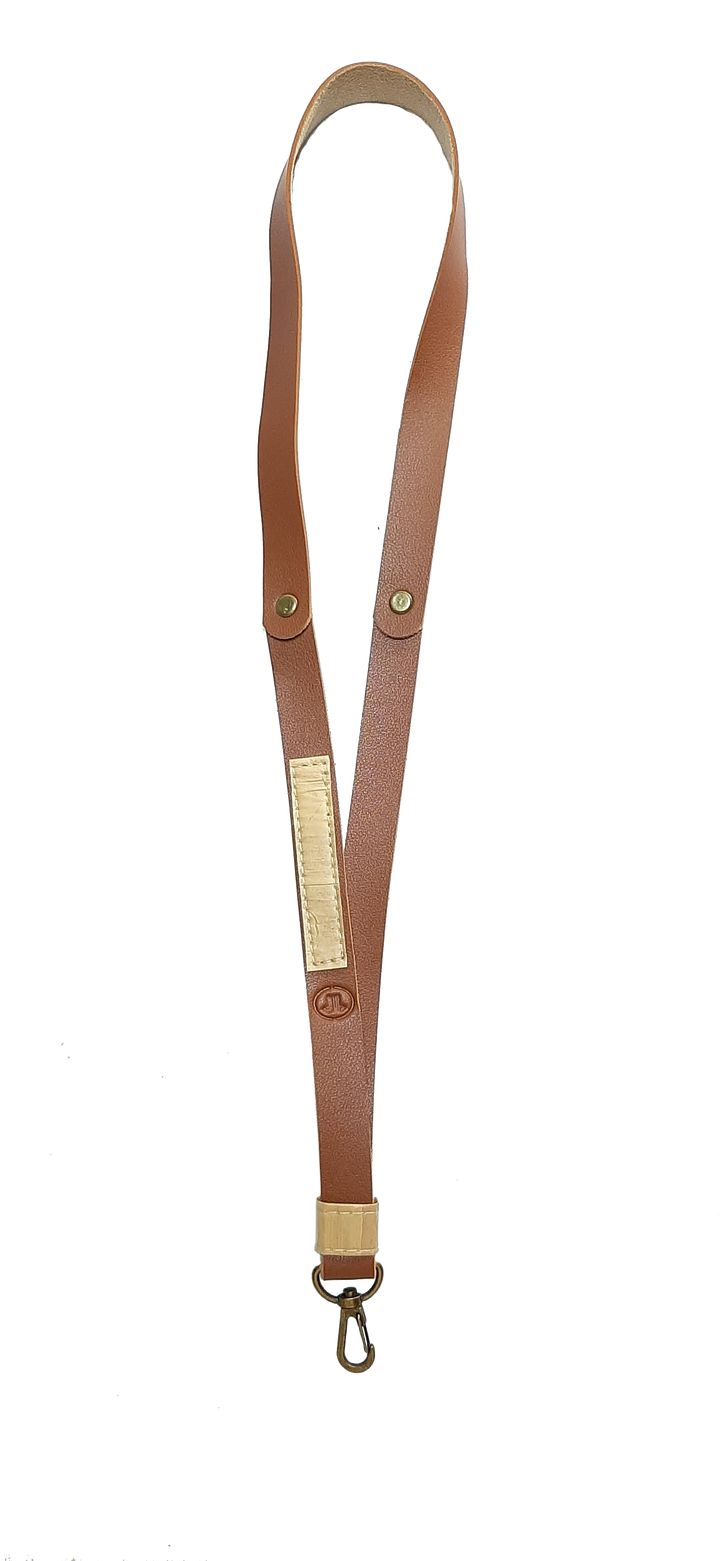 Jacinto and Lirio Obra Vegan Leather Lanyard