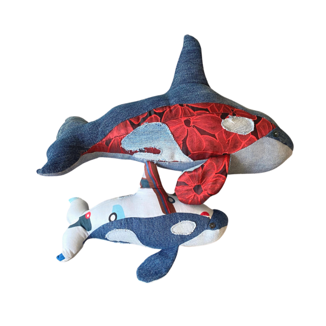 Tagpi-Tagpi Orca Plushie